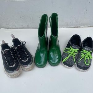 Little Boys Lot of Sneakers & Rain Boots